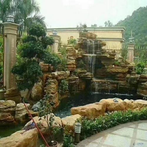别墅风水假山
