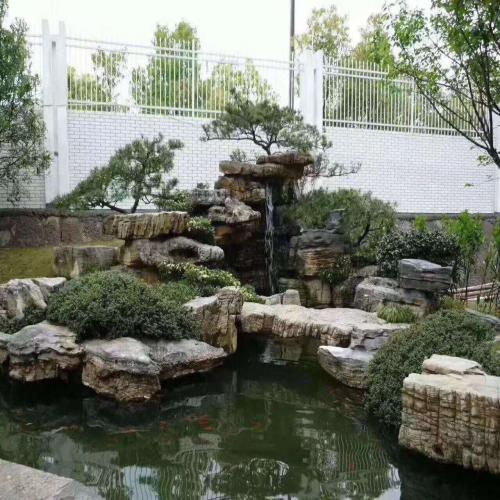 龟纹石假山制作
